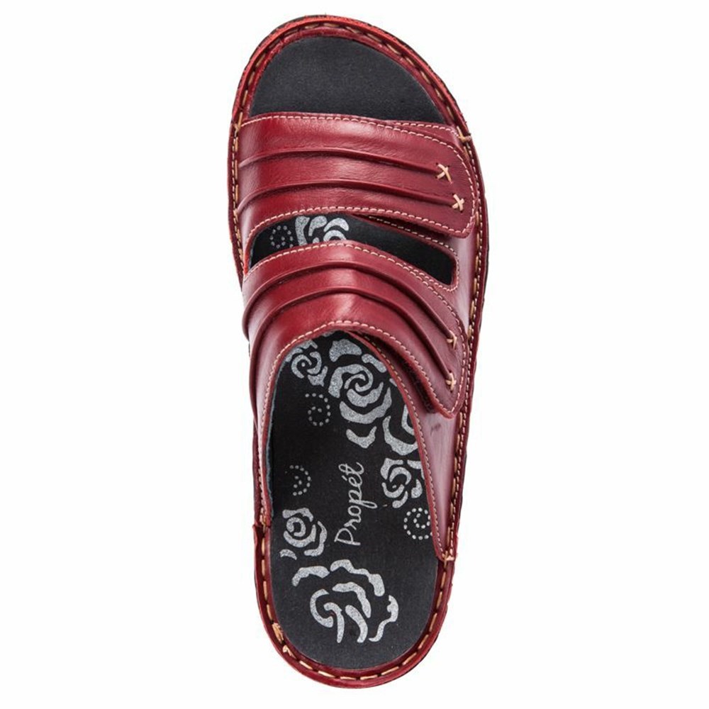 Sandalias Propet June Mujer Rojas | UZMP-61208