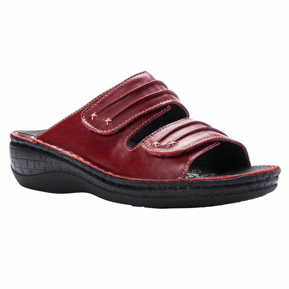 Sandalias Propet June Mujer Rojas | UZMP-61208