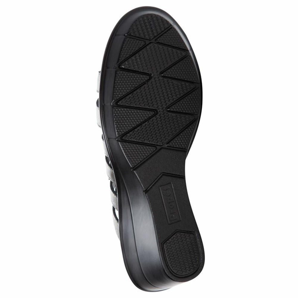 Sandalias Propet Lexie Mujer Plateadas | PJZR-56194