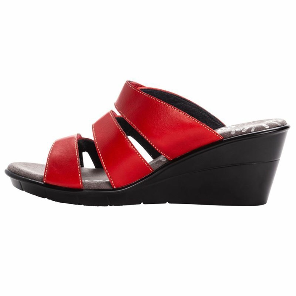 Sandalias Propet Lexie Mujer Rojas | GFTL-69815