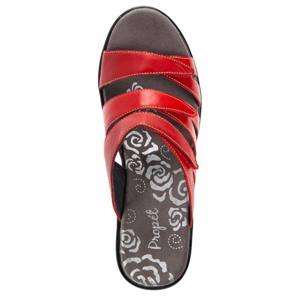 Sandalias Propet Lexie Mujer Rojas | GFTL-69815