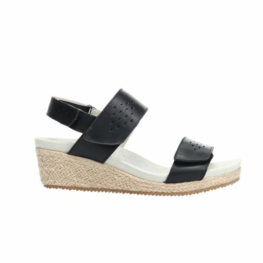 Sandalias Propet Madrid Mujer Negras | VURX-06157