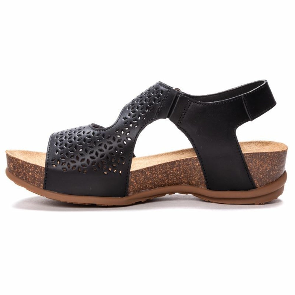 Sandalias Propet Phoebe Mujer Negras | IOTA-08726