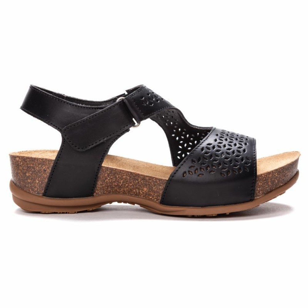 Sandalias Propet Phoebe Mujer Negras | IOTA-08726