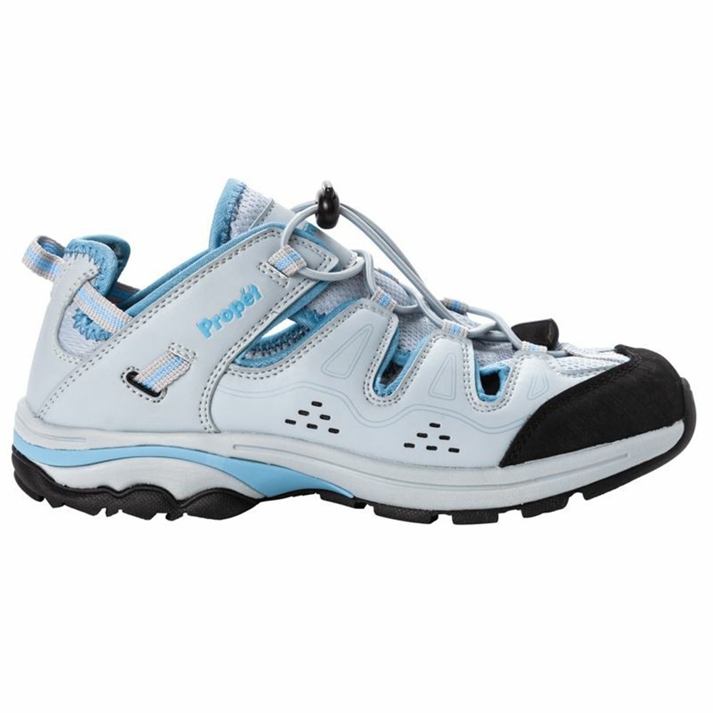 Sandalias Propet Piper Mujer Gris Azules | NSHI-42615