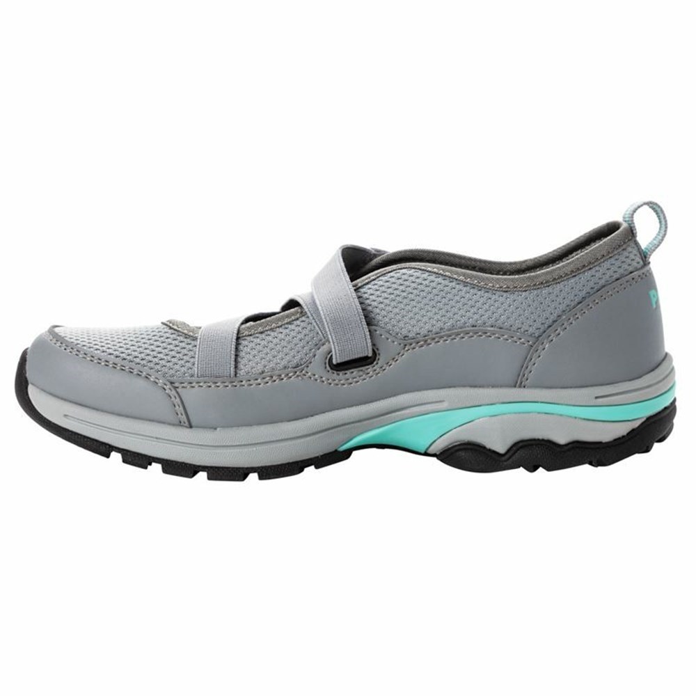 Sandalias Propet Poppy Mujer Gris Verde Menta | DTVC-52913