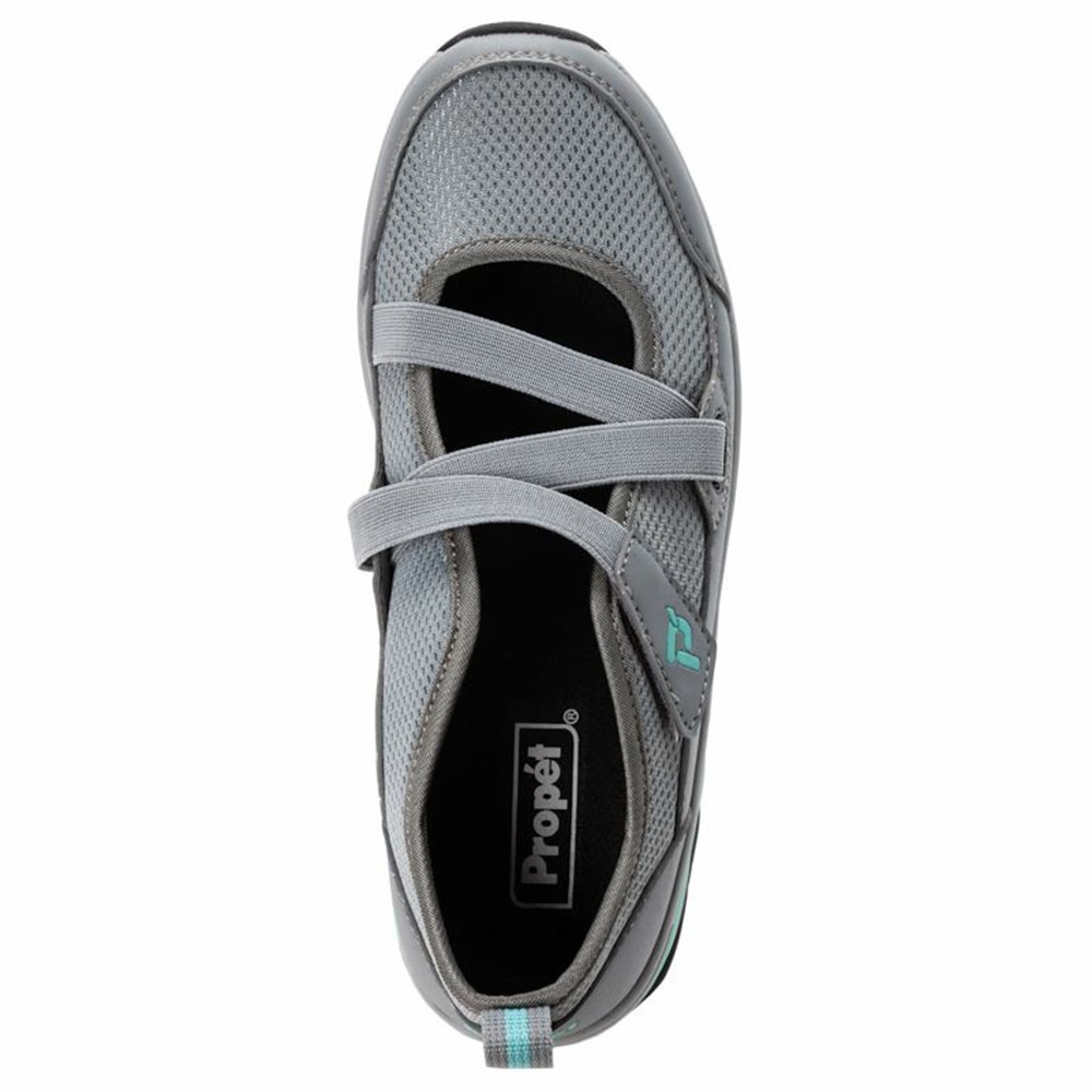 Sandalias Propet Poppy Mujer Gris Verde Menta | DTVC-52913