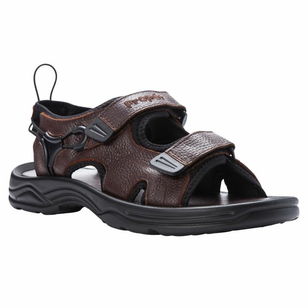 Sandalias Propet SurfWalker II Hombre Marrones | VAEF-89017