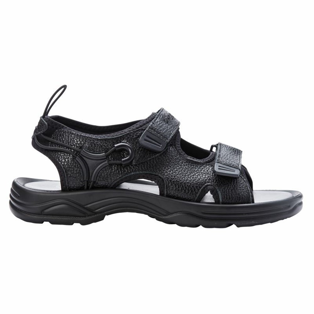 Sandalias Propet SurfWalker II Hombre Negras | FDVB-53078