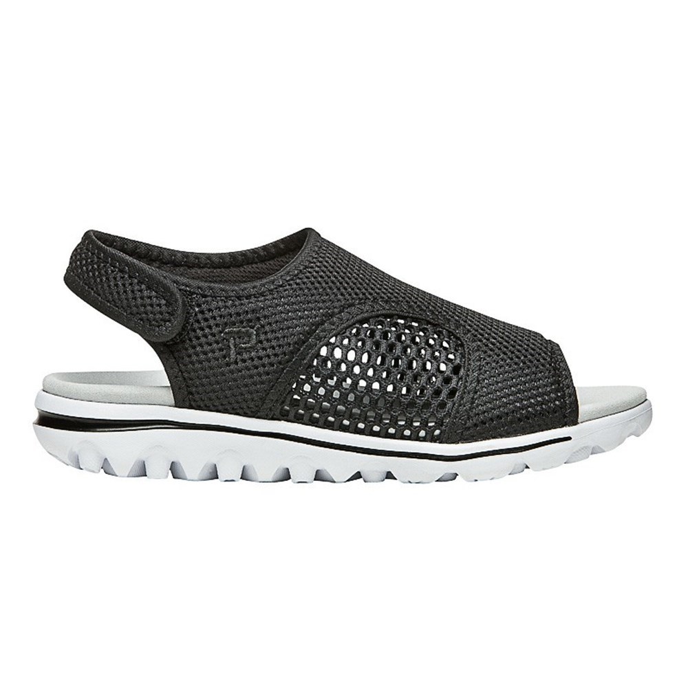 Sandalias Propet TravelActiv SS Mujer Negras | DNYI-07391