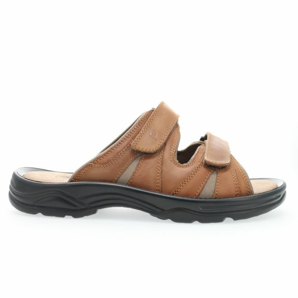 Sandalias Propet Vero Hombre Marrones | CGBM-72103