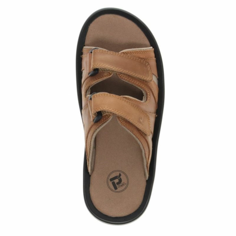 Sandalias Propet Vero Hombre Marrones | CGBM-72103