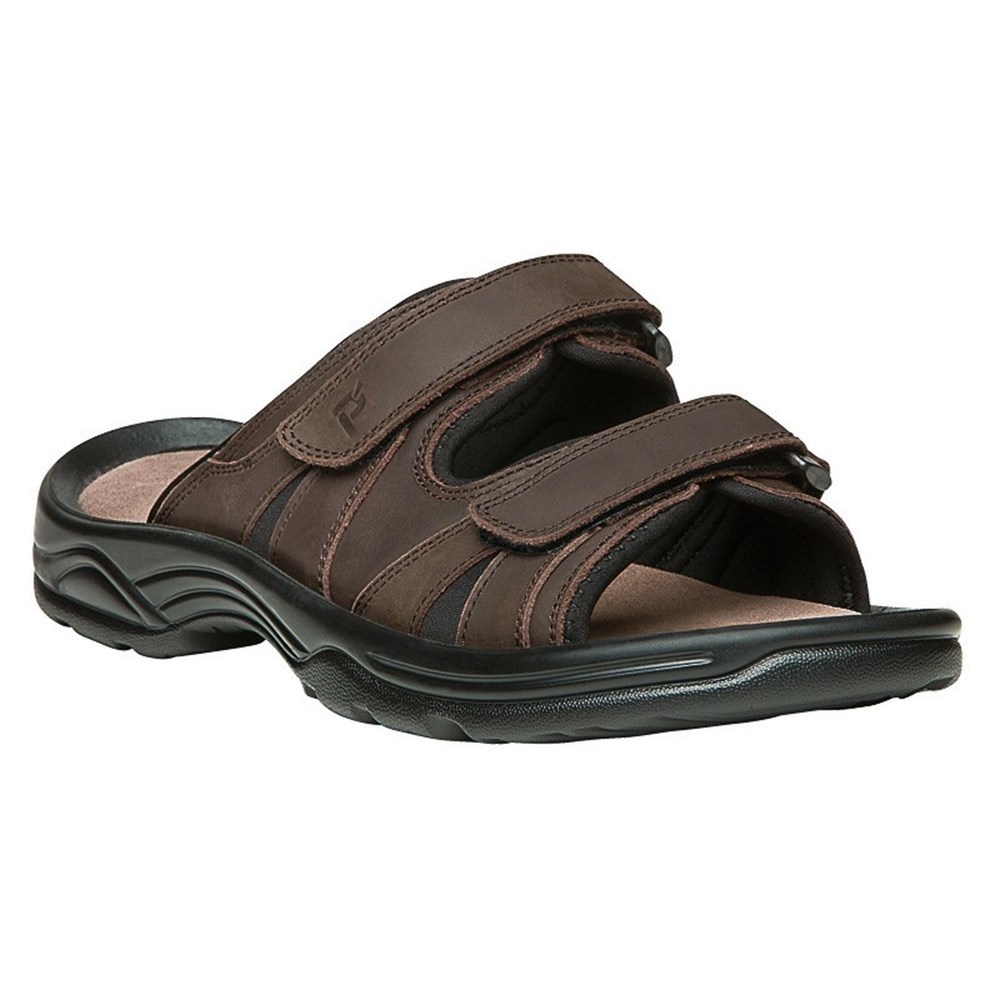 Sandalias Propet Vero Hombre Marrones | OMVR-19507