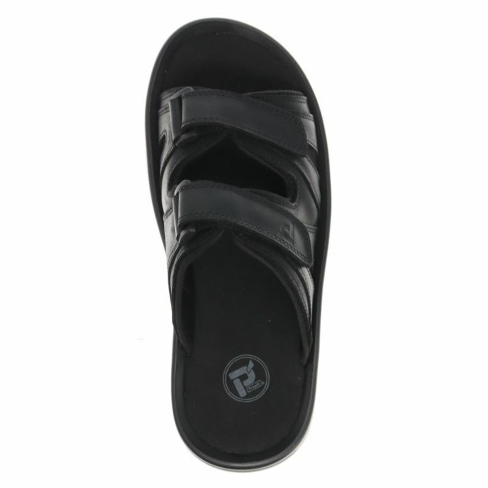 Sandalias Propet Vero Hombre Negras | CGWY-09258