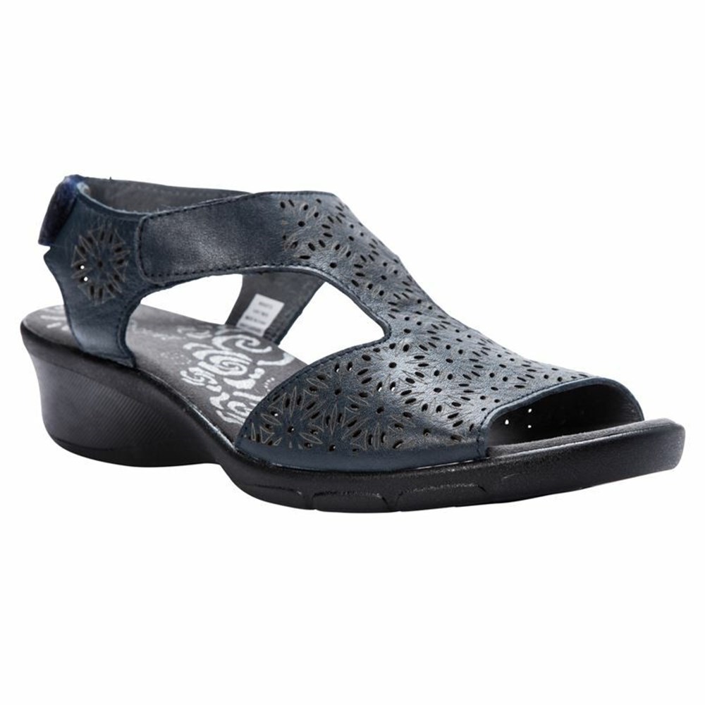 Sandalias Propet Winnie Mujer Azul Marino | SHOL-51074