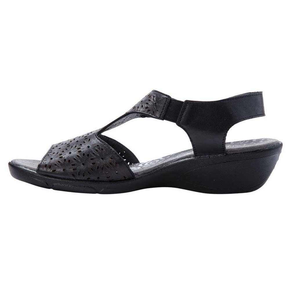 Sandalias Propet Winnie Mujer Negras | RADP-04627