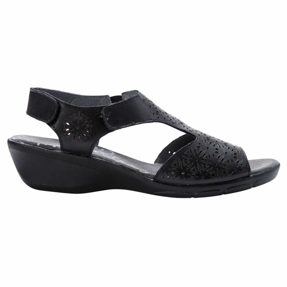 Sandalias Propet Winnie Mujer Negras | RADP-04627