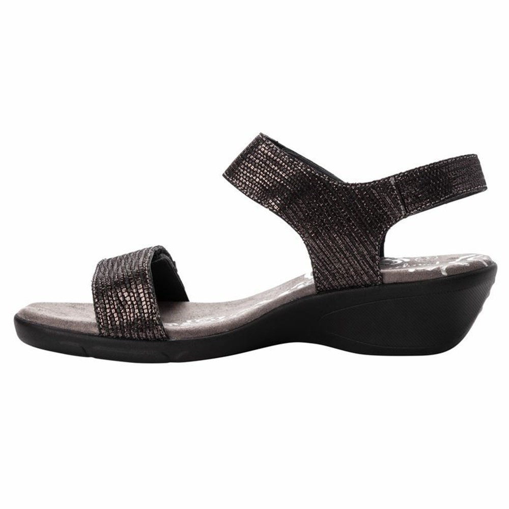 Sandalias Propet Winslet Mujer Negras | PGET-63258