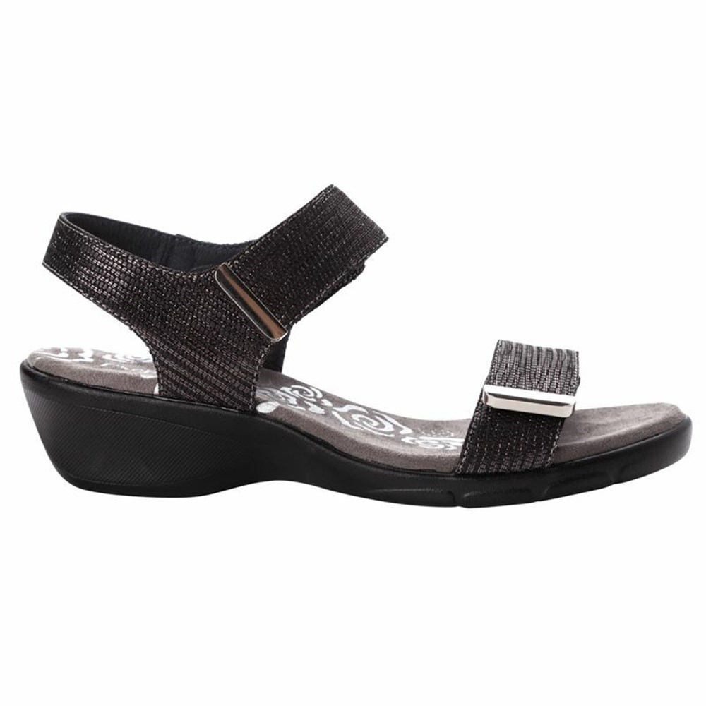 Sandalias Propet Winslet Mujer Negras | PGET-63258