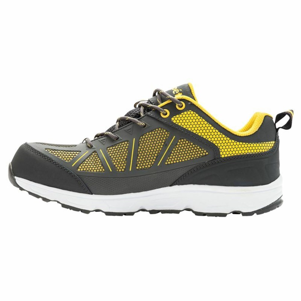 Zapatillas Para Caminar Propet Seeley Hombre Gris Amarillo | KTCV-04985