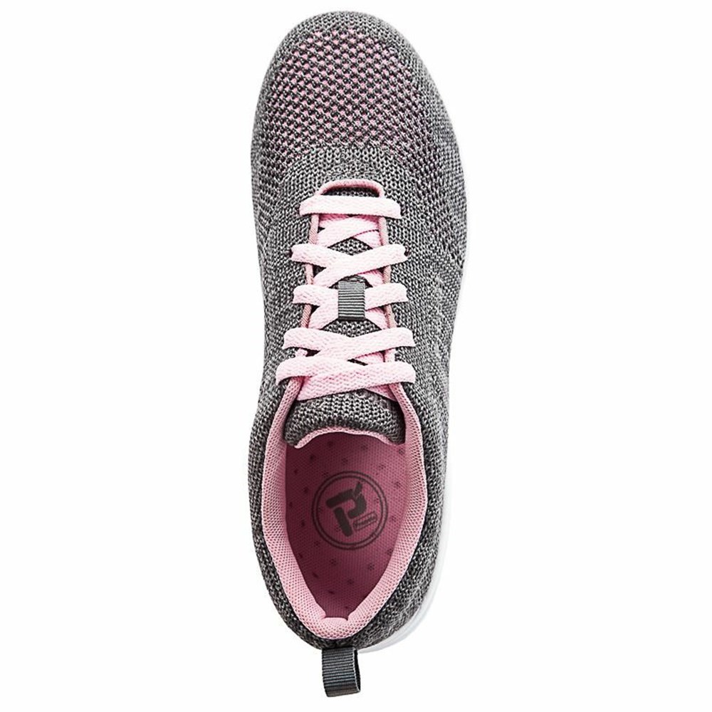 Zapatillas Para Caminar Propet Washable Walker Evolution Mujer Gris Rosas | ATPC-76413