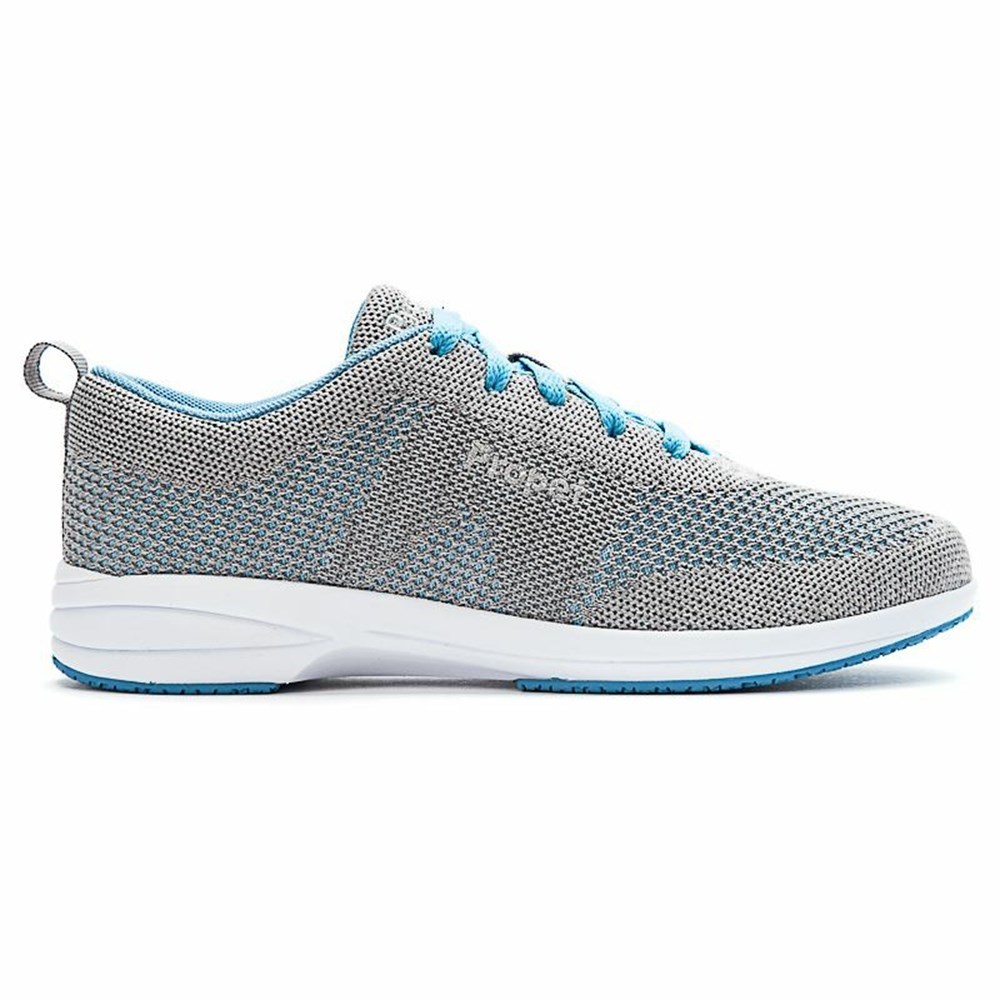 Zapatillas Para Caminar Propet Washable Walker Evolution Mujer Gris Azules | YFLA-84952