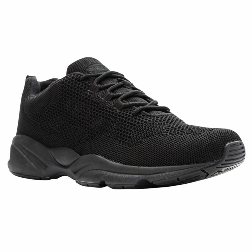 Zapatillas Propet Estabilidad Fly Hombre Negras | PDYG-47810