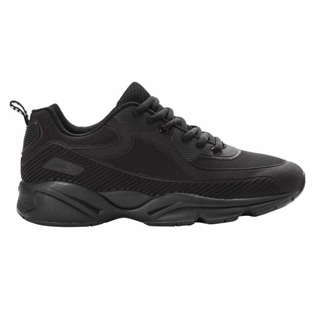 Zapatillas Propet Estabilidad Laser Hombre Negras | NGCB-69204