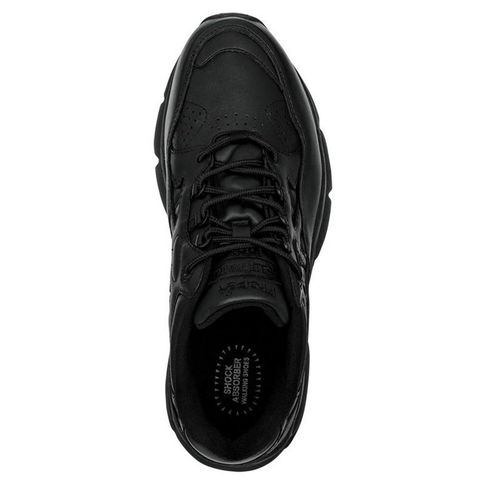 Zapatillas Propet Estabilidad Walker Hombre Negras | UYAQ-38697