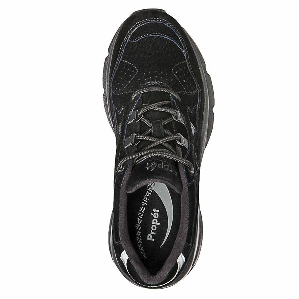 Zapatillas Propet Estabilidad Walker Mujer Negras | HYBT-09416