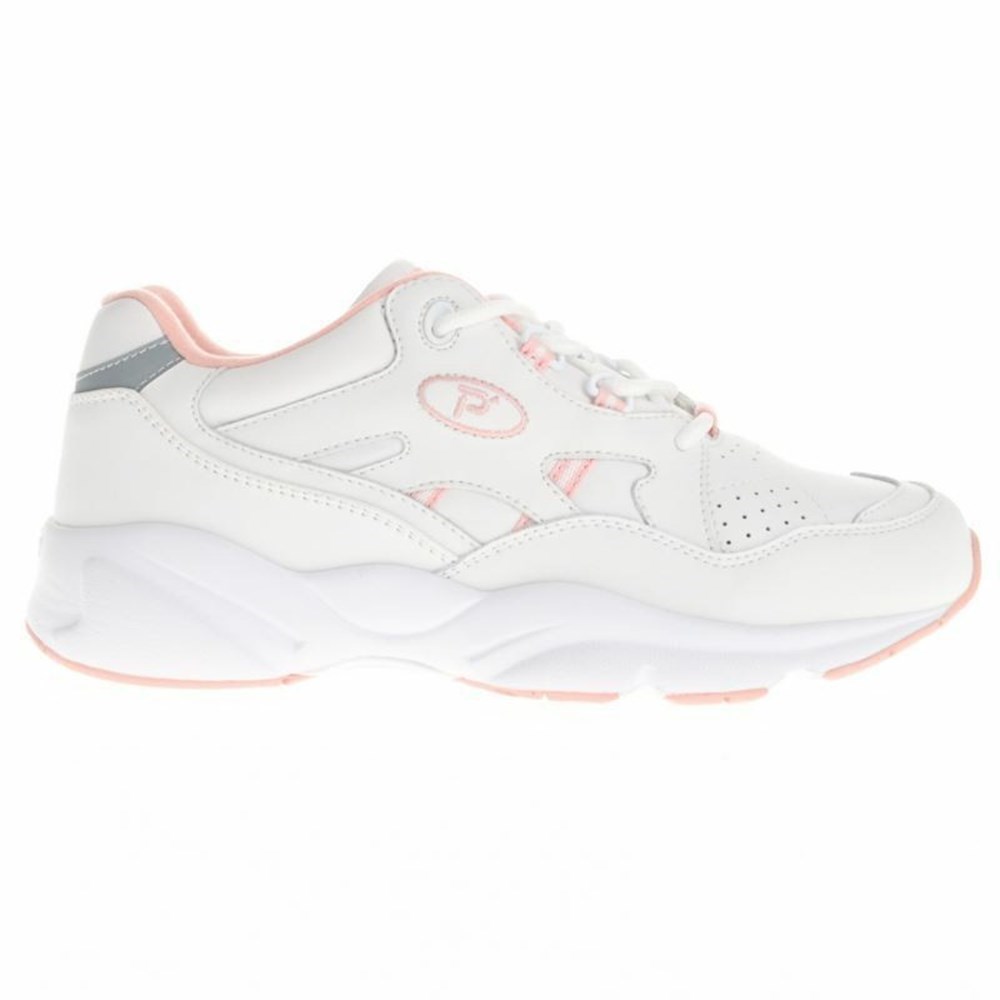 Zapatillas Propet Estabilidad Walker Mujer Blancas Rosas | ITSL-41760