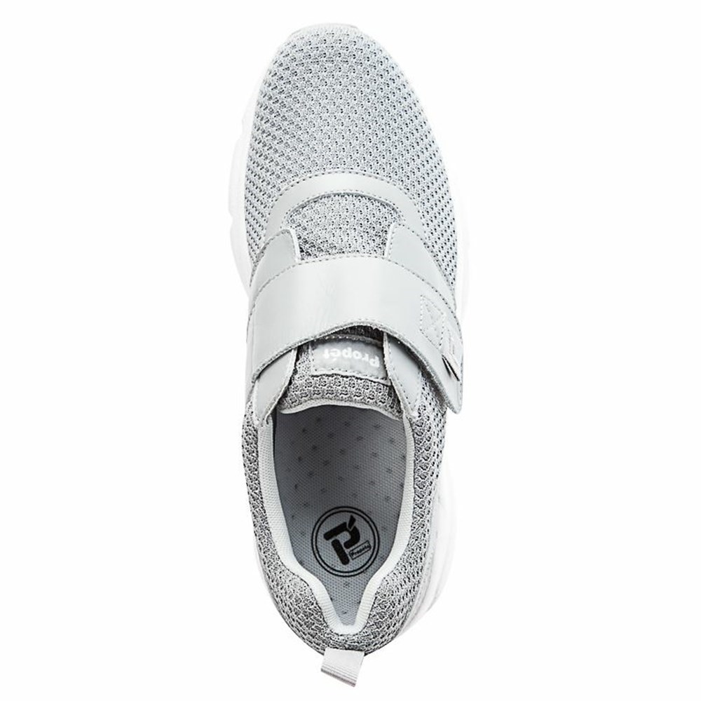 Zapatillas Propet Estabilidad X Correa Hombre Gris | QEPF-03941