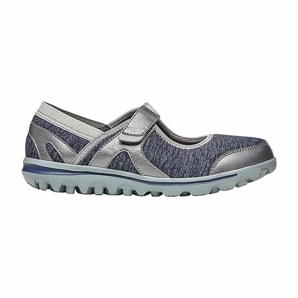 Zapatillas Propet Onalee Mujer Azules Plateadas | AEQZ-34215