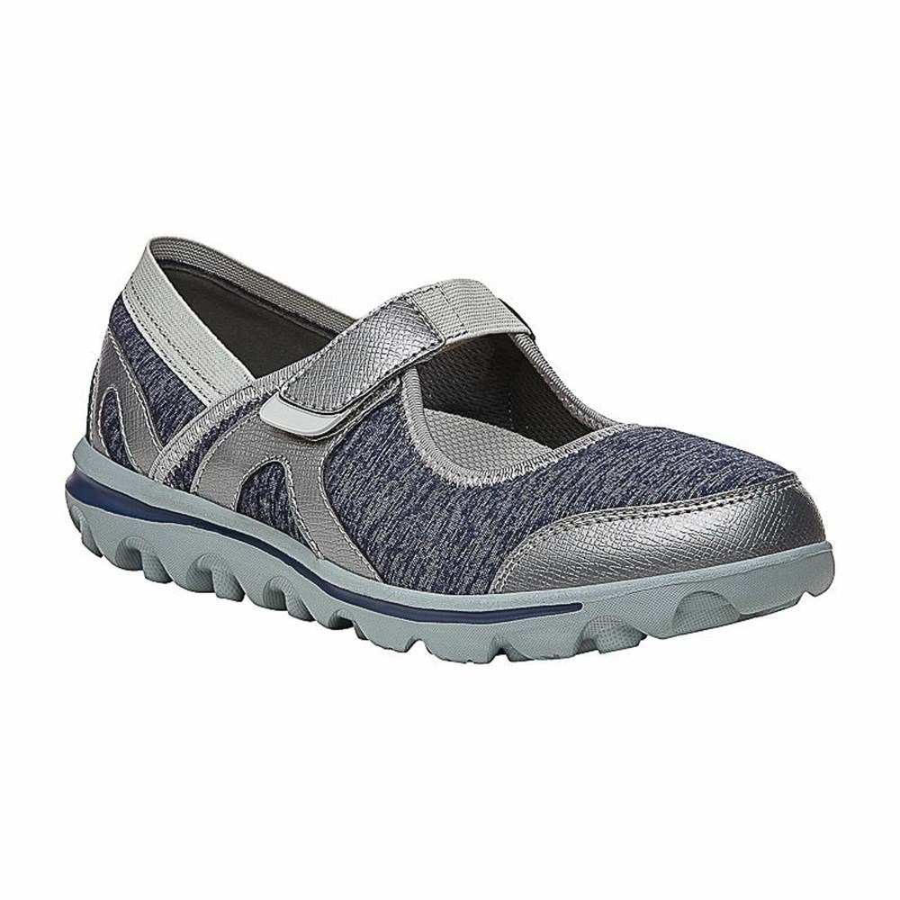 Zapatillas Propet Onalee Mujer Azules Plateadas | AEQZ-34215