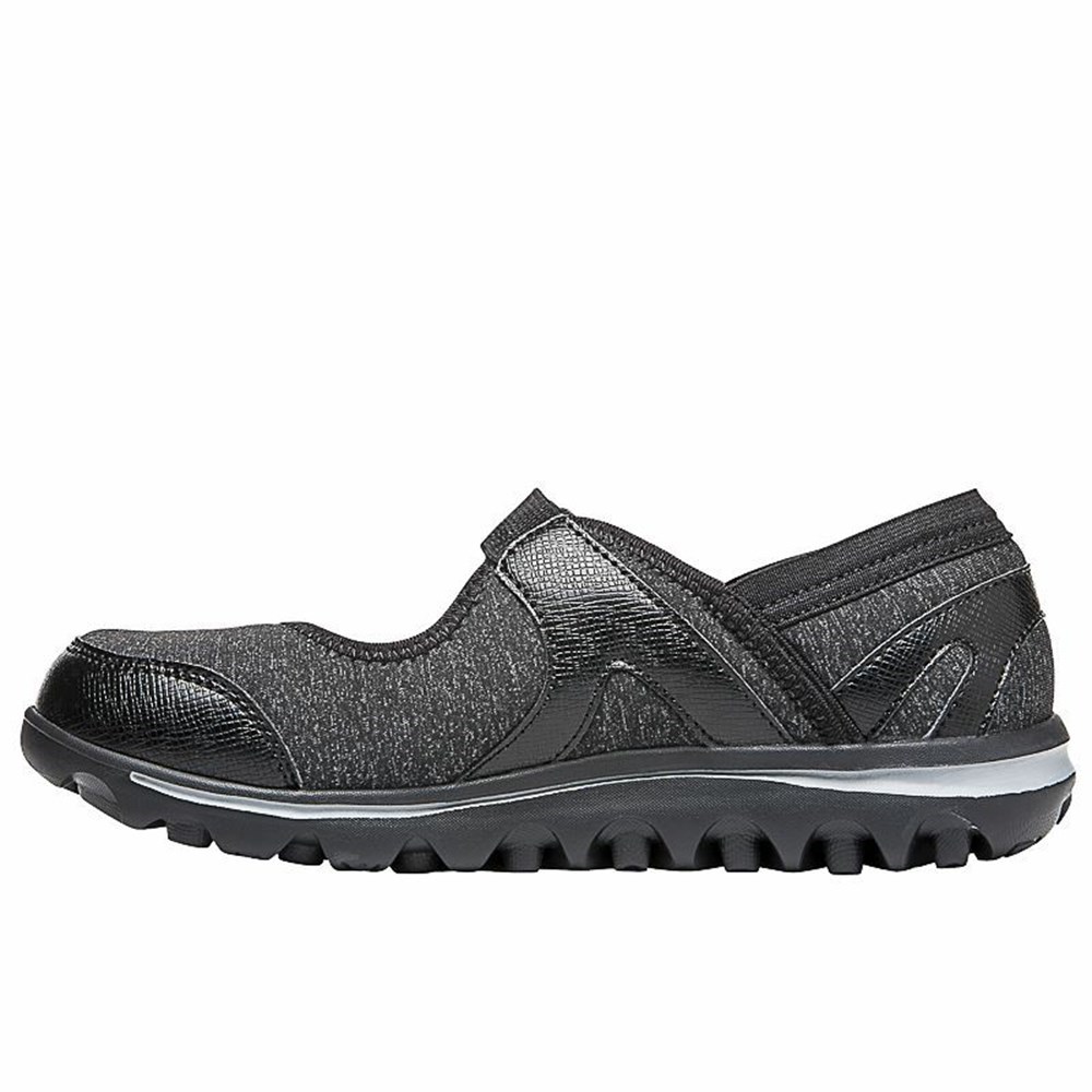 Zapatillas Propet Onalee Mujer Gris Negras | RMHP-89302