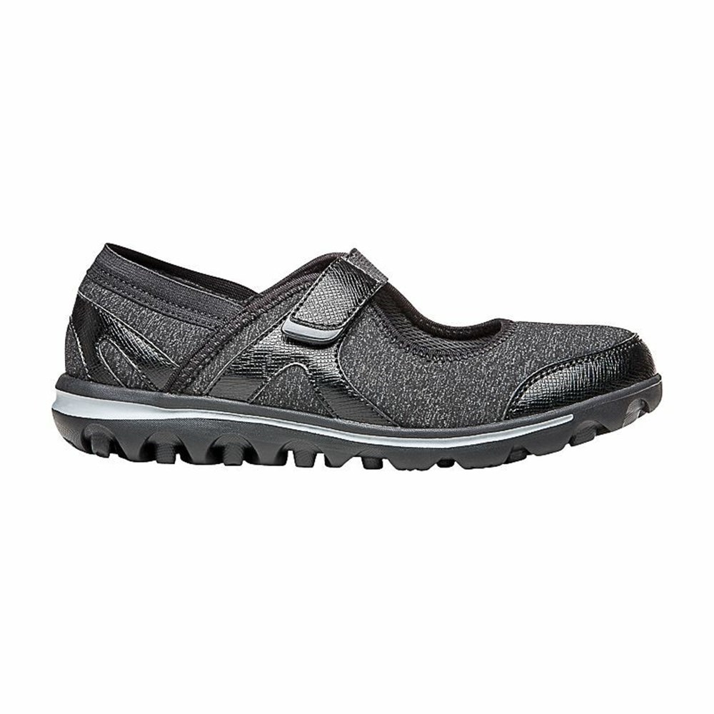 Zapatillas Propet Onalee Mujer Gris Negras | RMHP-89302