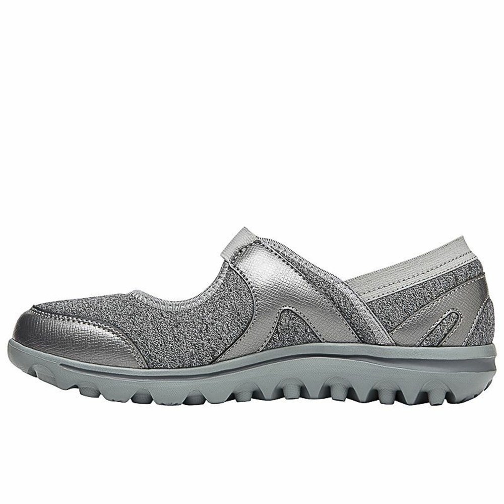 Zapatillas Propet Onalee Mujer Gris Plateadas | HWZS-57138