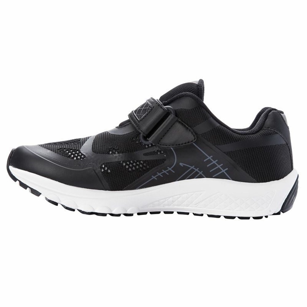 Zapatillas Propet One Correa Hombre Negras Gris | BZTM-24980