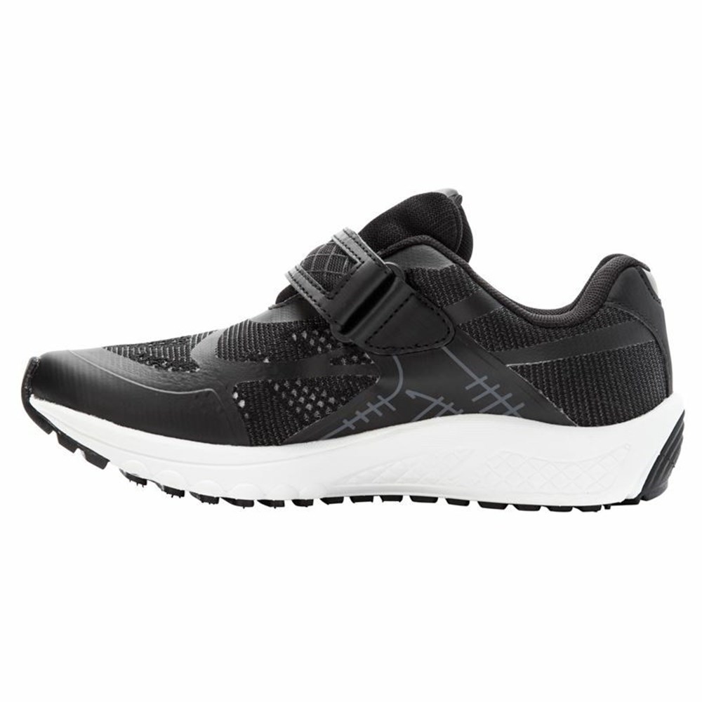 Zapatillas Propet One Correa Mujer Negras Gris | ZYKT-09612