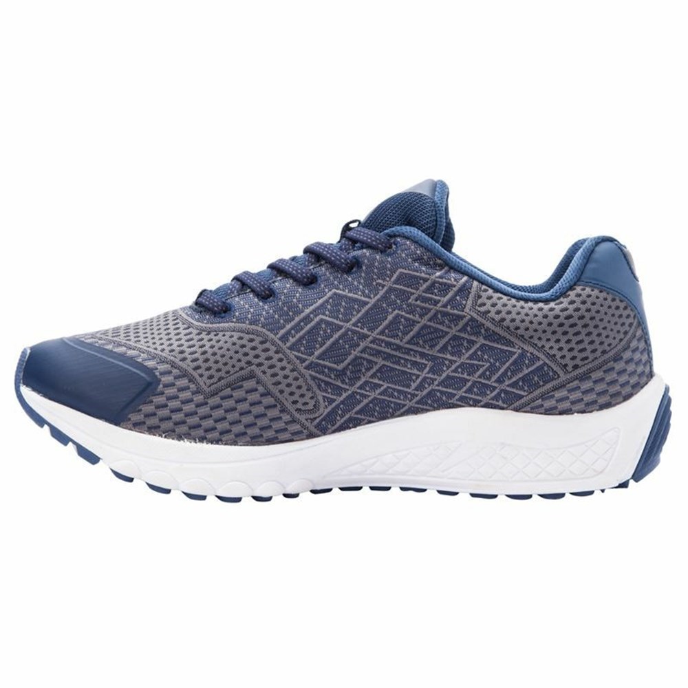 Zapatillas Propet One Hombre Azul Marino Gris | LFNM-78956