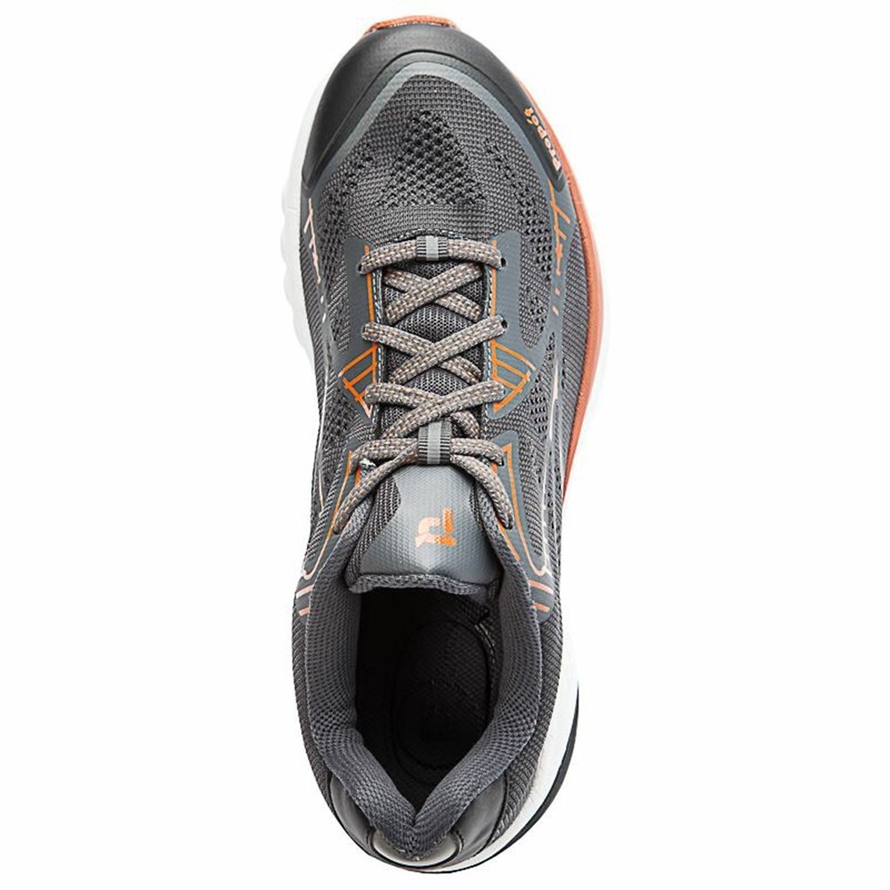 Zapatillas Propet One LT Hombre Gris Oscuro Naranjas | ZROV-81265