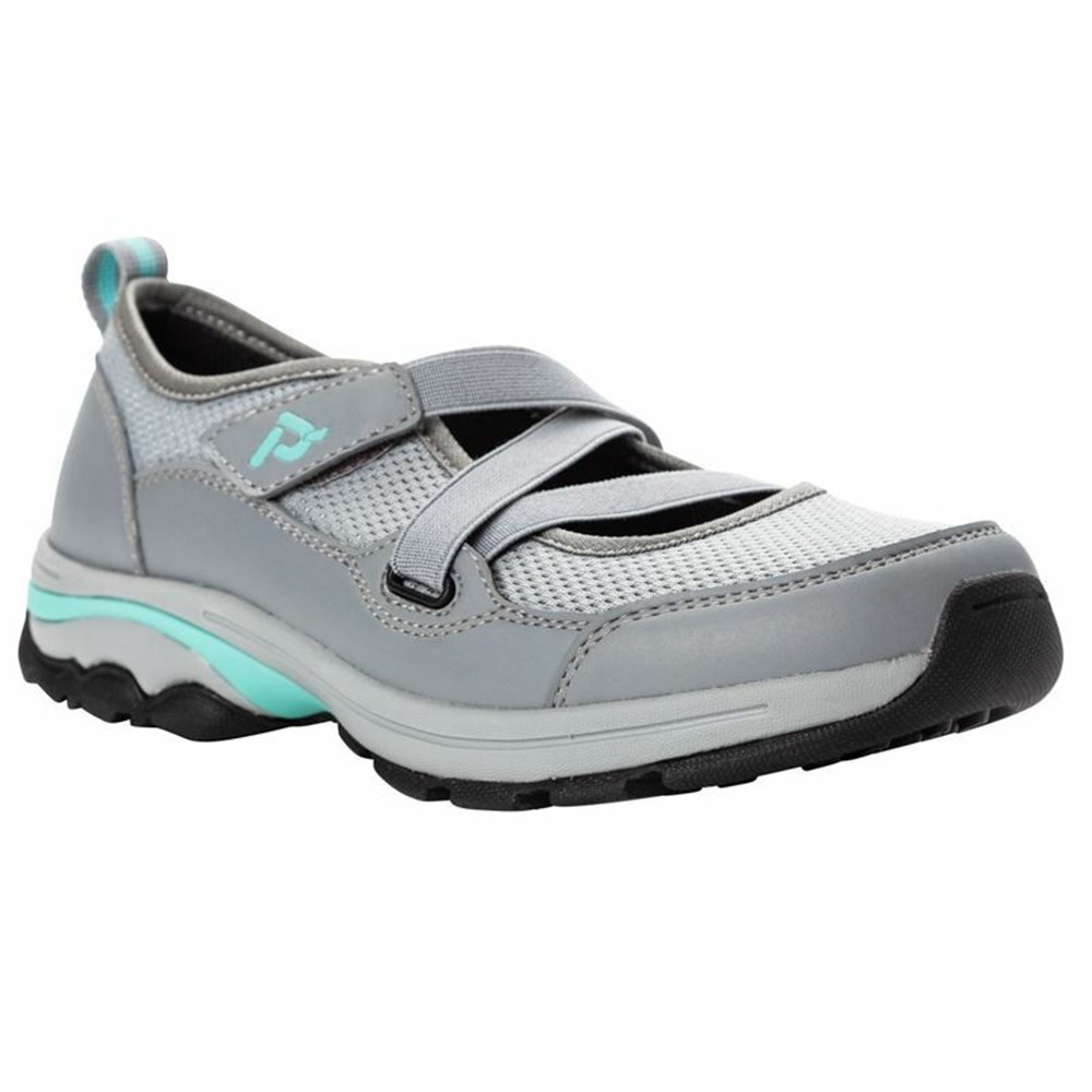 Zapatillas Propet Poppy Mujer Gris Verde Menta | PLXS-76243