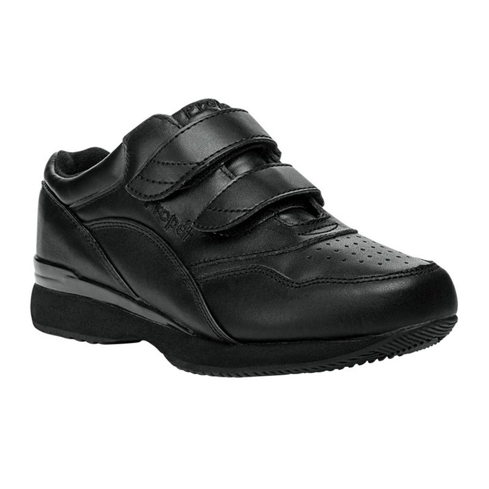 Zapatillas Propet Tour Walker Correa Mujer Negras | REJC-10687