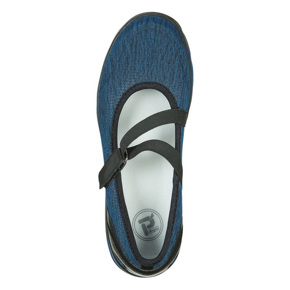 Zapatillas Propet TravelActiv Mary Jane Mujer Negras Azul Marino | EBLI-73965