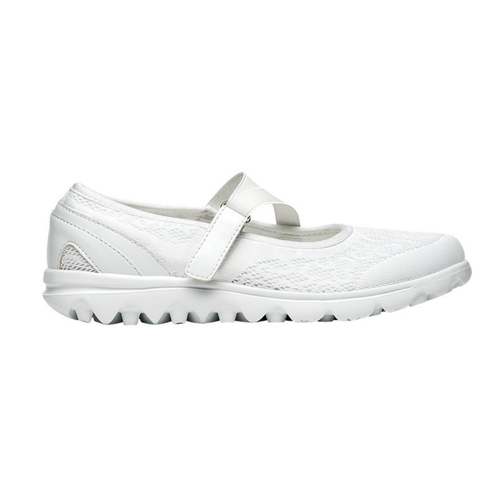 Zapatillas Propet TravelActiv Mary Jane Mujer Blancas | ERPH-21348