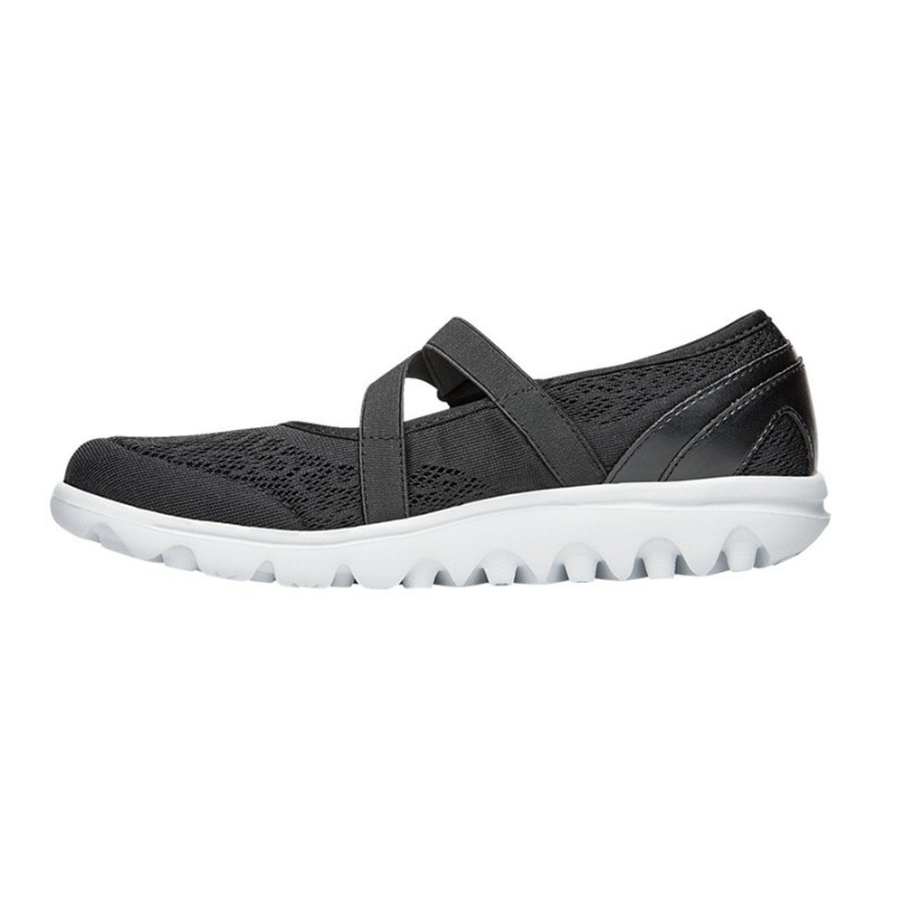 Zapatillas Propet TravelActiv Mary Jane Mujer Negras | NWIZ-07681