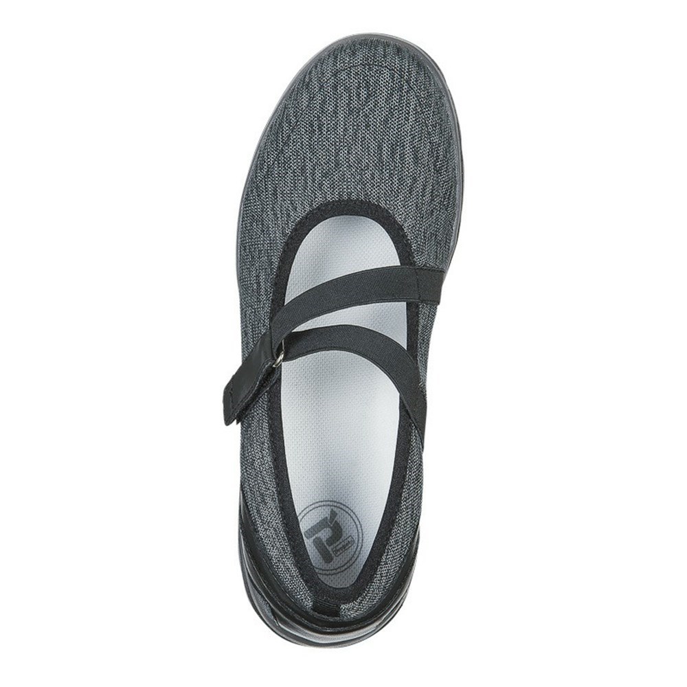 Zapatillas Propet TravelActiv Mary Jane Mujer Negras Gris | TAIB-83964