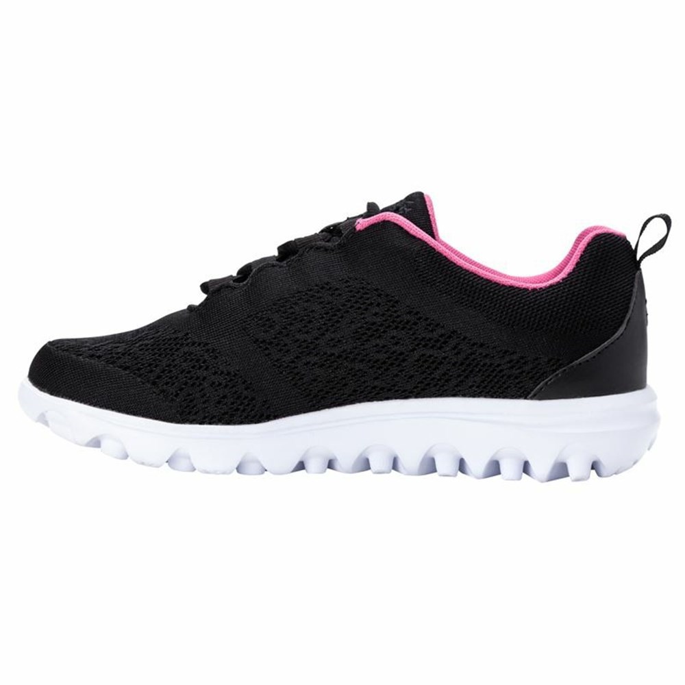 Zapatillas Propet TravelActiv Mujer Negras | TIRM-63598