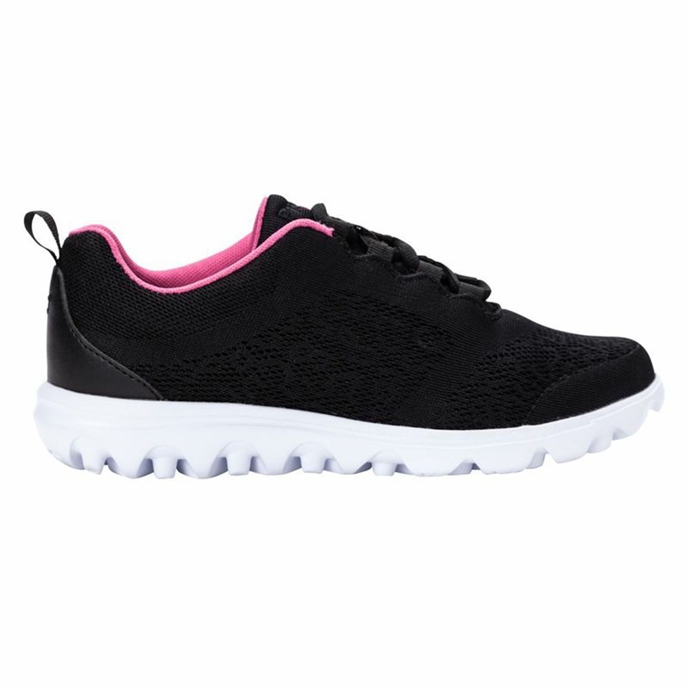 Zapatillas Propet TravelActiv Mujer Negras | TIRM-63598