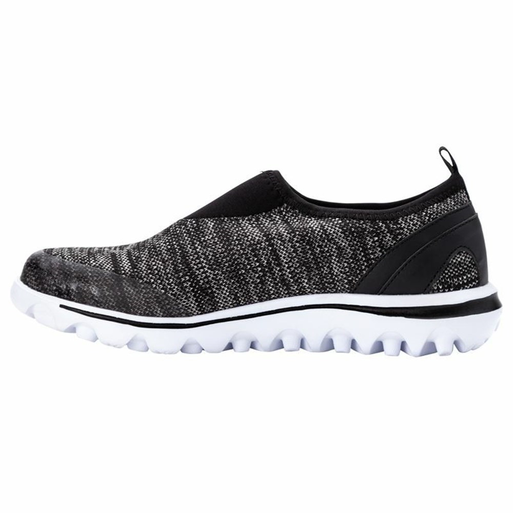 Zapatillas Propet TravelActive Slip-On Mujer Negras | HVPA-26975